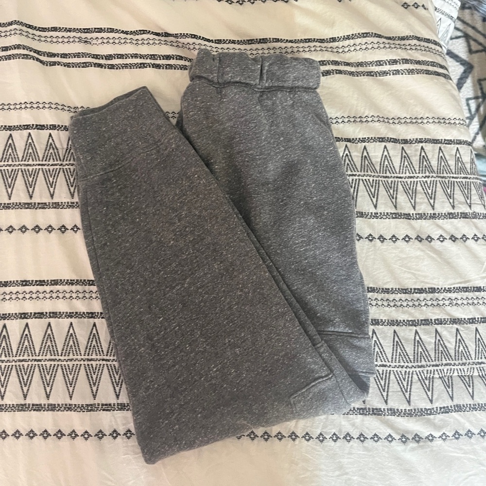 VS PINK Drawstring Cargo Sweatpants Grey